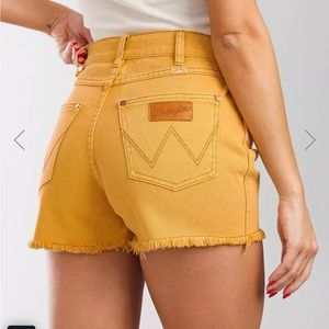 Yellow Billabong Wrangler shorts